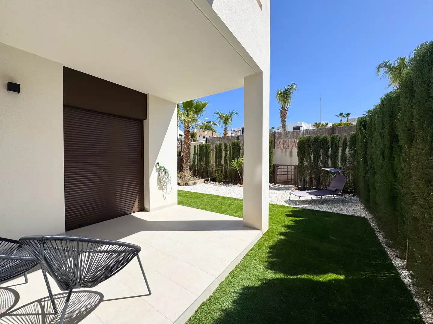 Terrasse von Haus oder Chalet zum Verkauf in Algorfa mit Klimaanlage, Heizung und Privatgarten