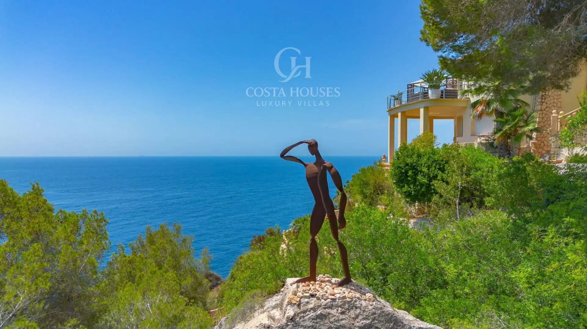 Außenansicht von Haus oder Chalet zum Verkauf in Jávea / Xàbia mit Klimaanlage, Privatgarten und Terrasse