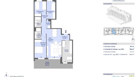 Photo 2 from new construction home in Flat for sale in C/carrasco I Fomriguera, 8, La Bordeta, Lleida