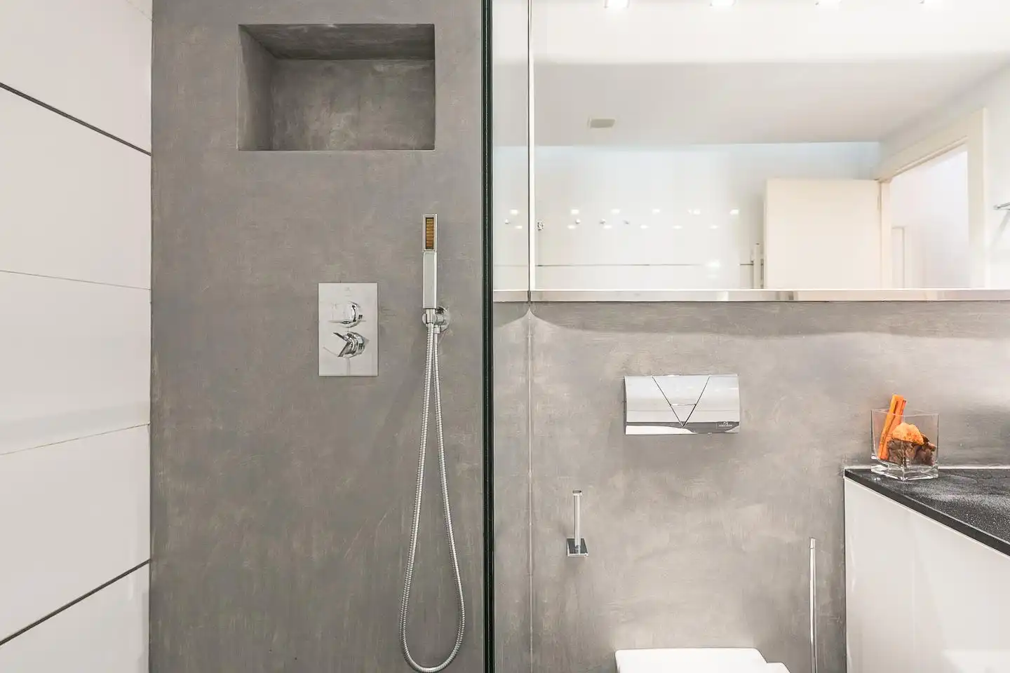Badezimmer von Haus oder Chalet zur Miete in Sant Just Desvern mit Klimaanlage, Heizung und Privatgarten