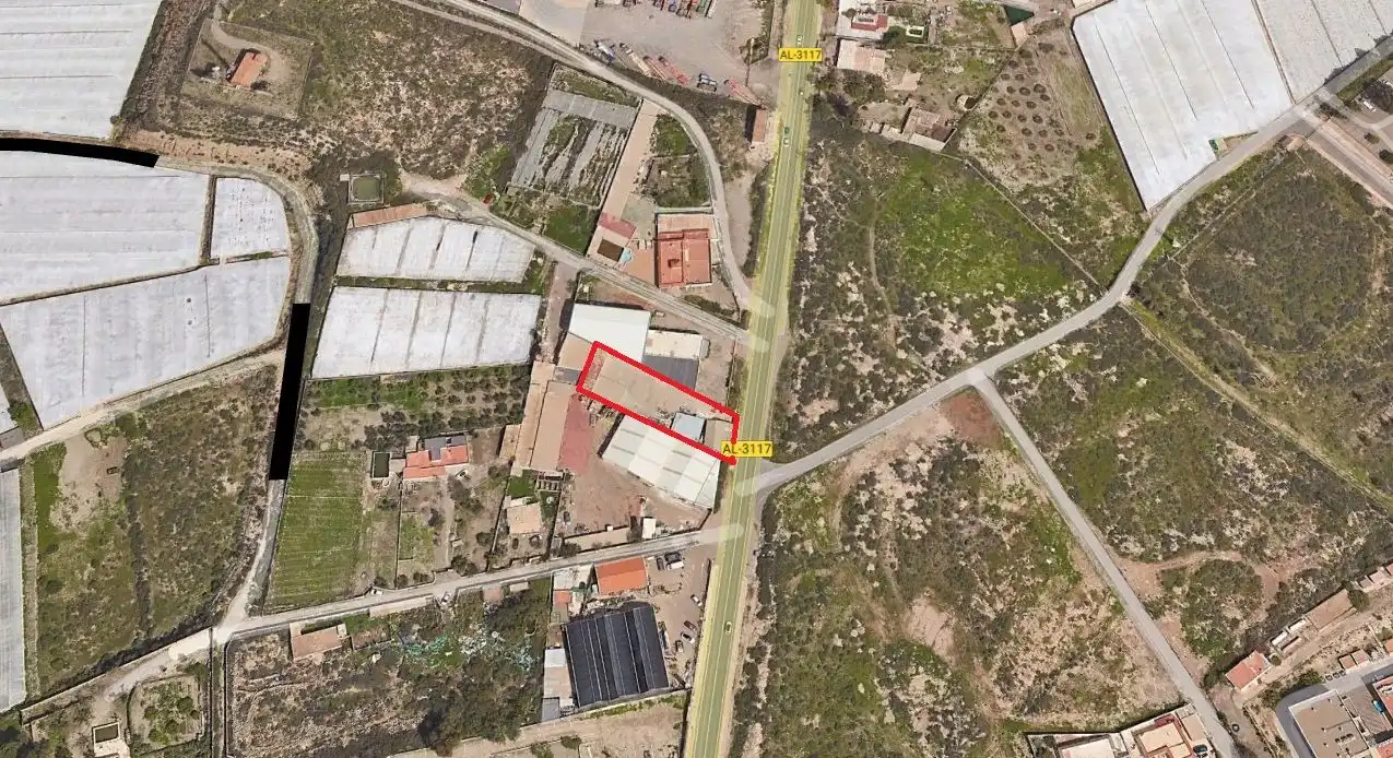 Vista exterior de Terreny industrial en venda en Almería