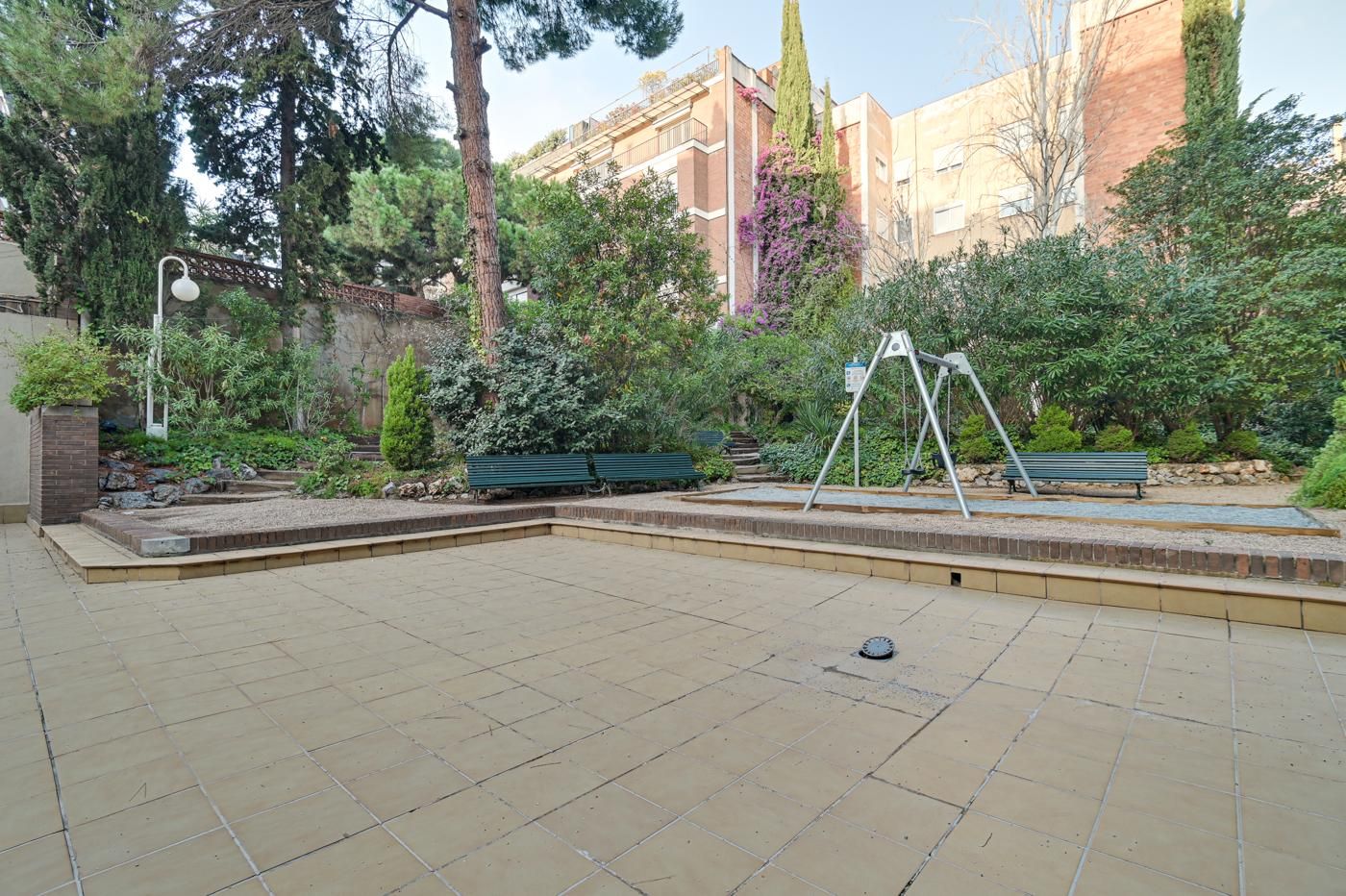 Jardí de Pis en venda en  Barcelona Capital amb Calefacció, Jardí privat i Balcó