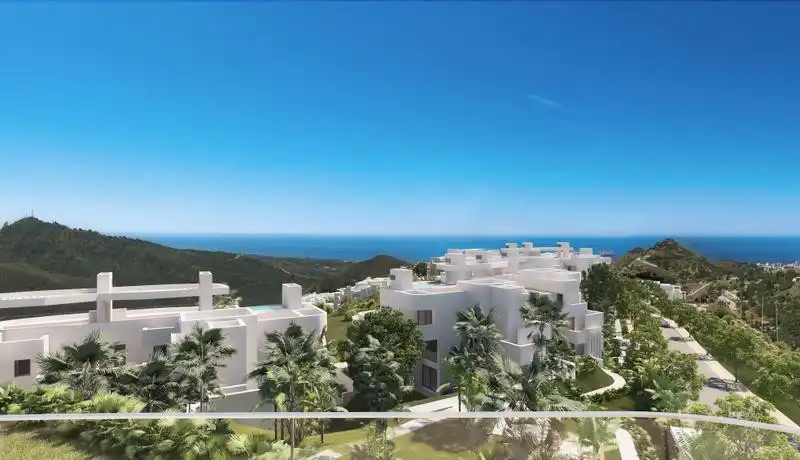 Vista exterior de Planta baja en venta en Ojén con Aire acondicionado, Jardín privado y Terraza