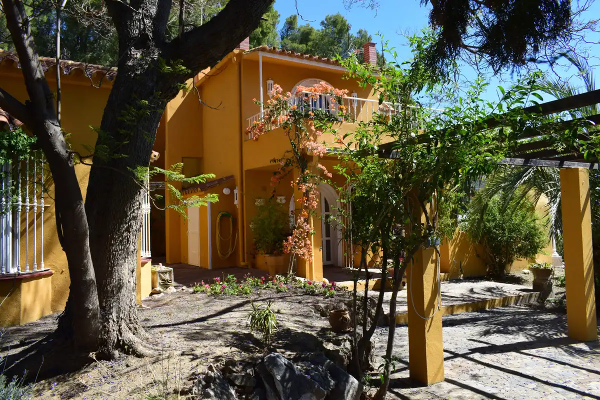 Jardín de Casa o chalet en venta en Ojén con Aire acondicionado, Terraza y Amueblado