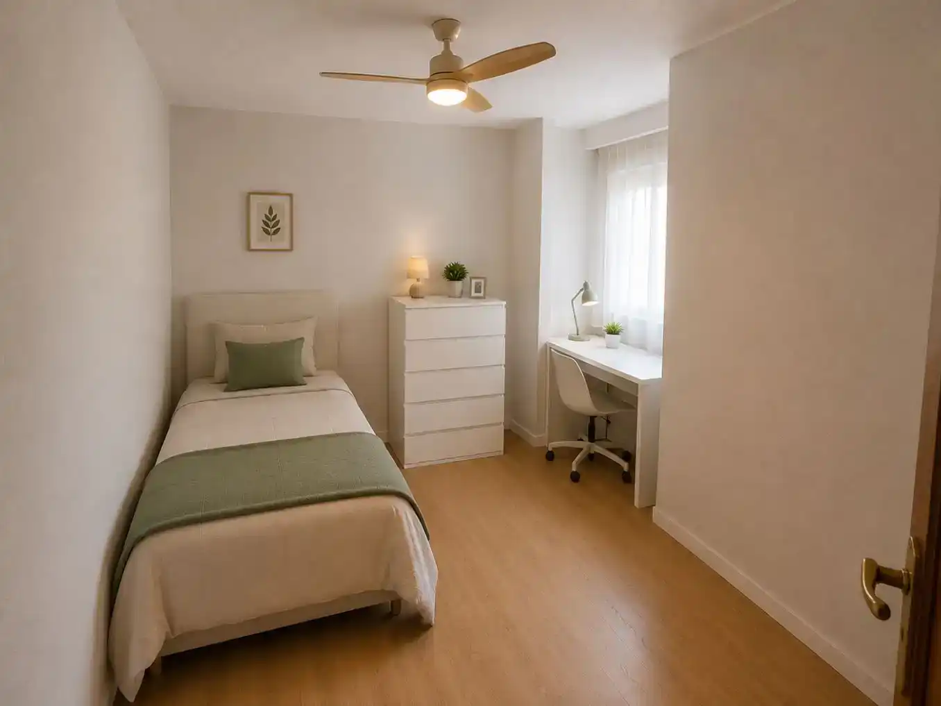 Schlafzimmer von Wohnung zur Miete in  Albacete Capital mit Balkon