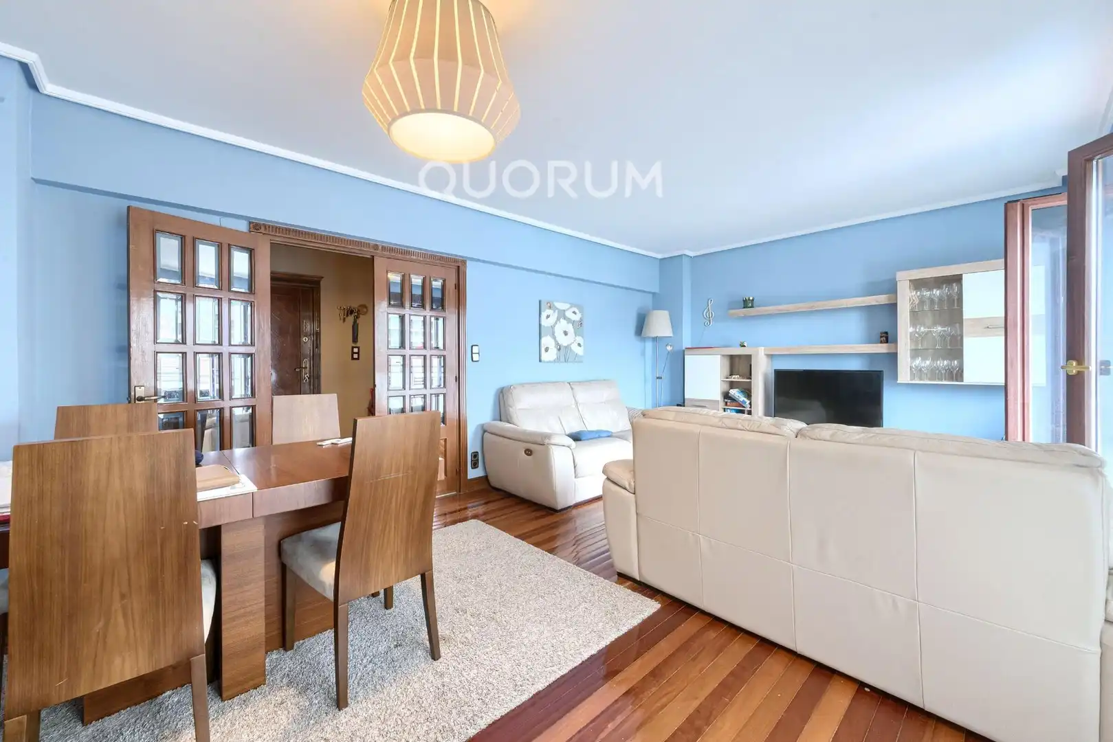 Sala de estar de Piso en venta en Basauri  con Calefacción, Terraza y Balcón