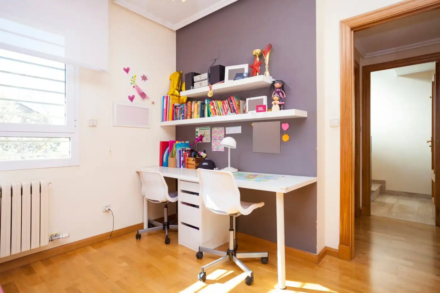 Bedroom of Detached homes for sale in Zaragoza  with Air Conditioner, Heating and Private garden