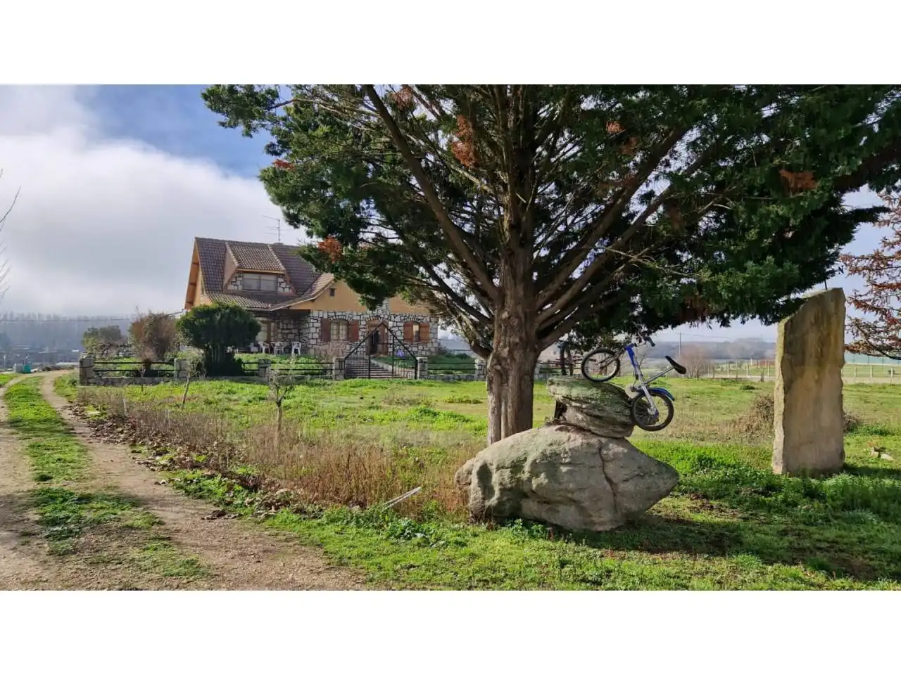 Vista exterior de Finca rústica en venta en Ciudad Rodrigo con Aire acondicionado, Calefacción y Jardín privado