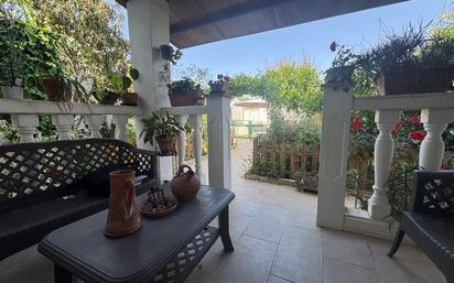 Terrace of Single-family semi-detached for sale in Espartinas  with Air Conditioner, Heating and Private garden