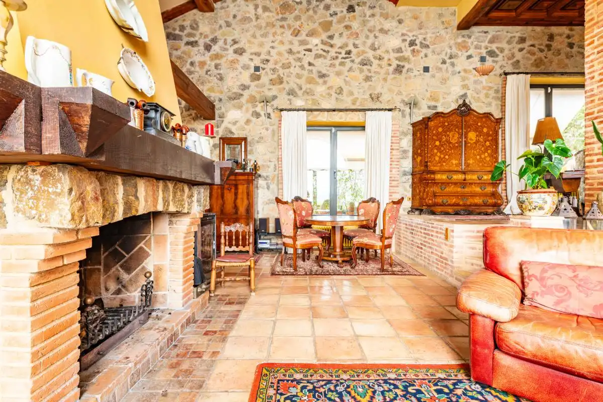 Sala de estar de Casa o chalet en venta en Gilet con Calefacción, Jardín privado y Terraza