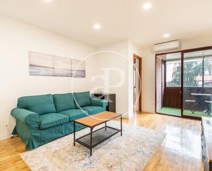 Living room of Flat to rent in  Madrid Capital  with Air Conditioner, Heating and Terrace
