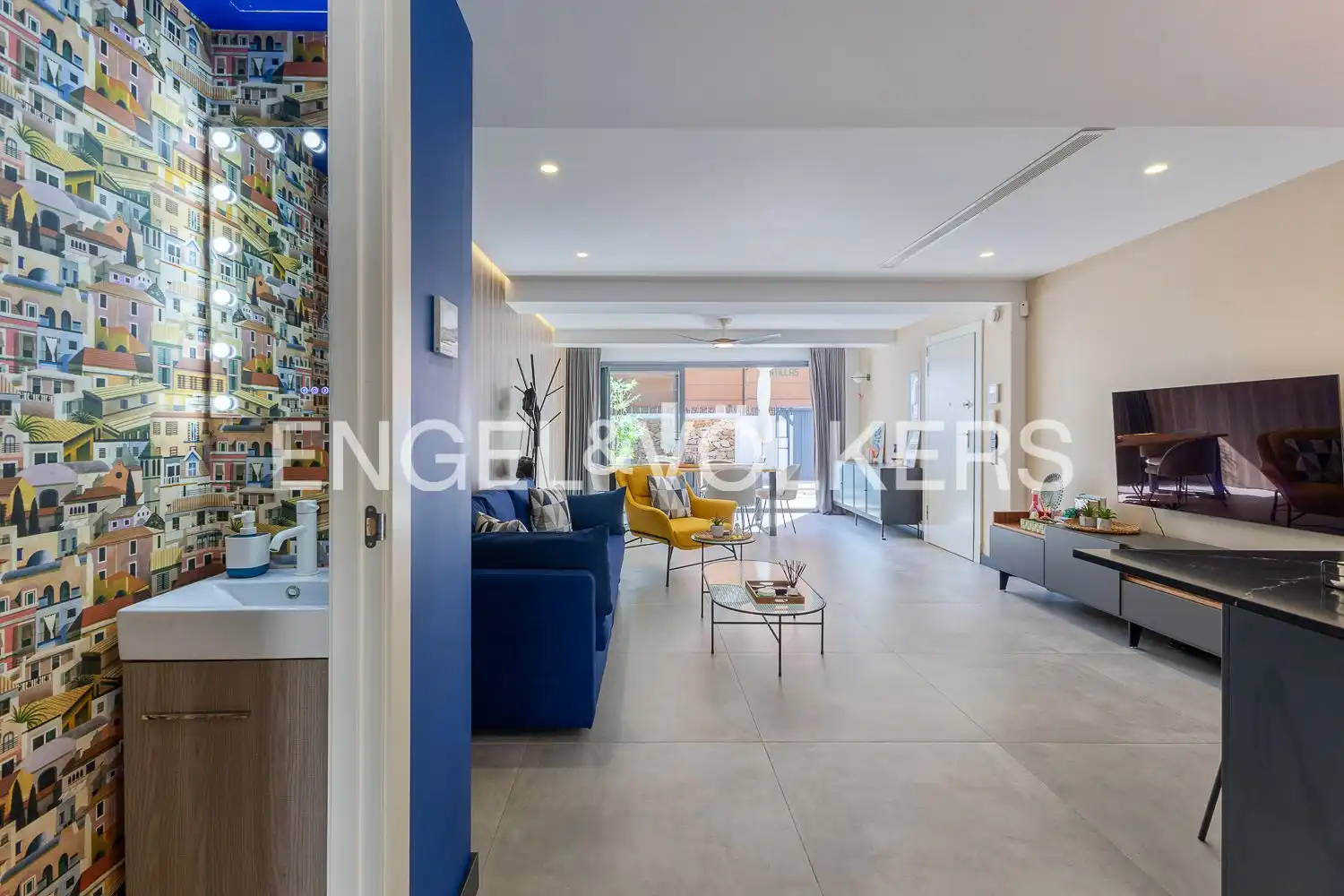Living room of Houses for sale in Gandia  with Air Conditioner, Heating and Private garden
