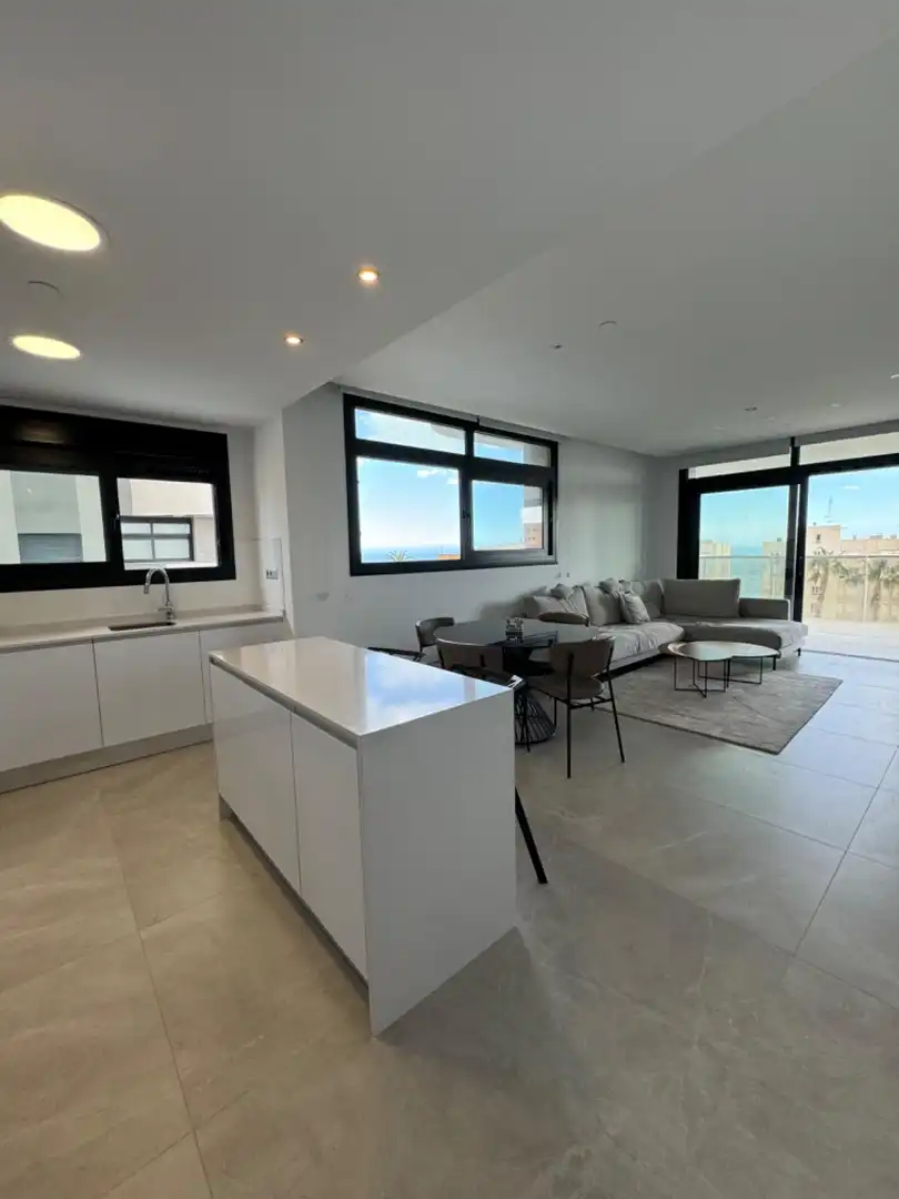Living room of Apartments for rent in Benidorm  with Air Conditioner, Heating and Private garden