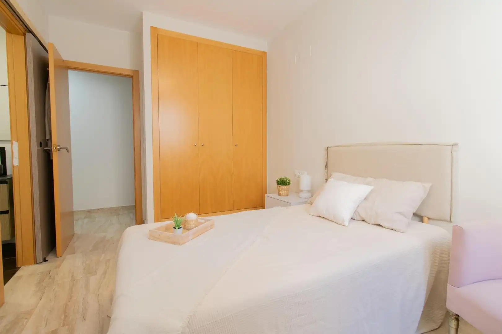 Schlafzimmer von Maisonette zum Verkauf in Massamagrell mit Klimaanlage, Terrasse und Abstellraum