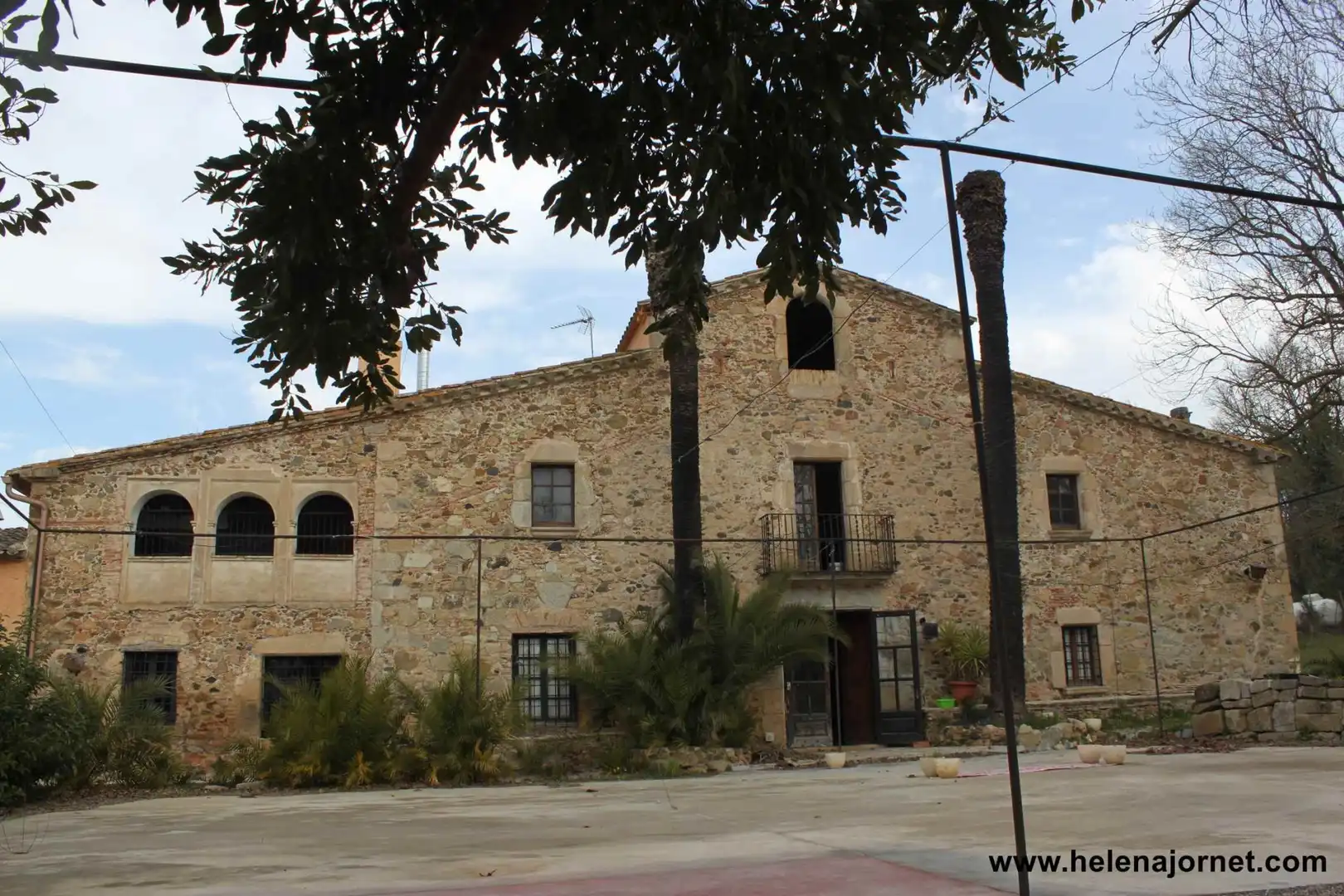 Vista exterior de Finca rústica en venta en Llagostera con Calefacción