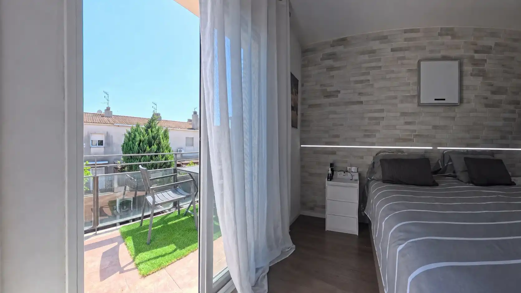 Balcony of Detached homes for sale in Cubelles  with Air Conditioner, Heating and Private garden