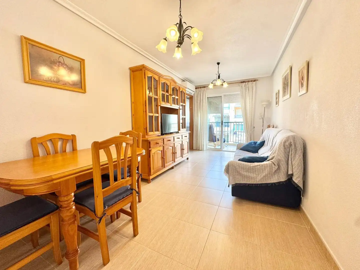 Living room of Apartments for rent in Guardamar del Segura  with Air Conditioner, Heating and Furnished