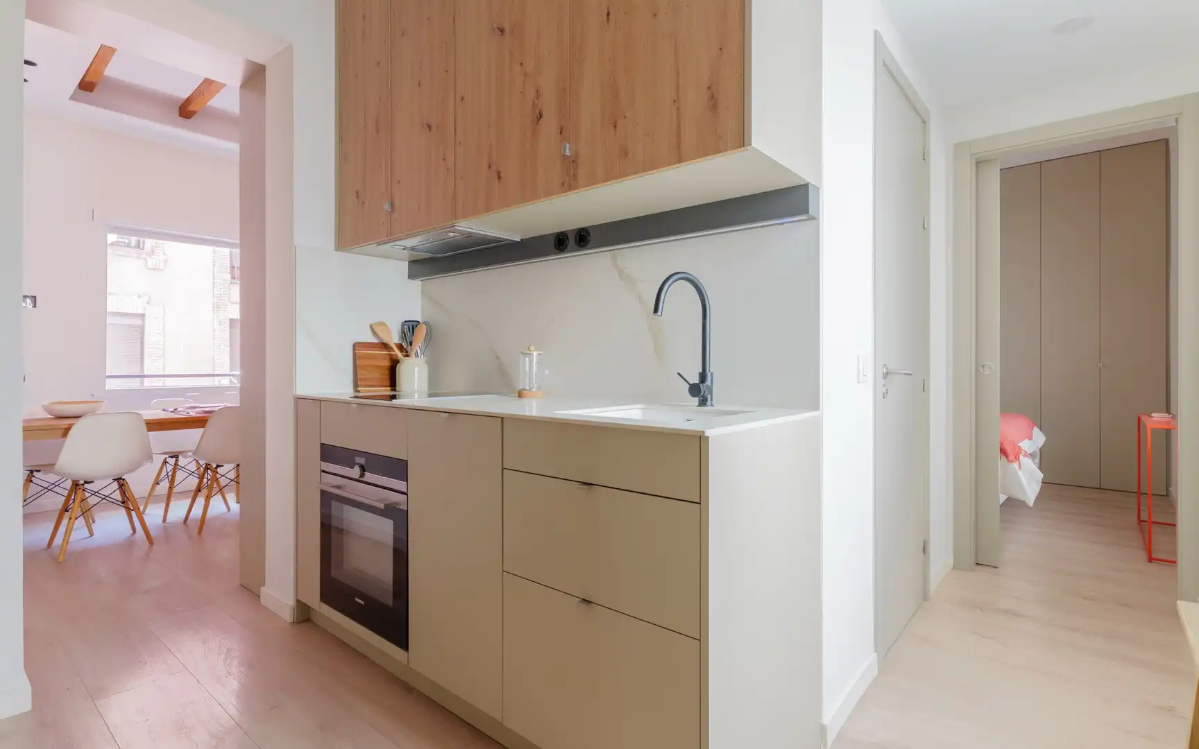 Kitchen of Flat for rent in Madrid  with Heating and Furnished