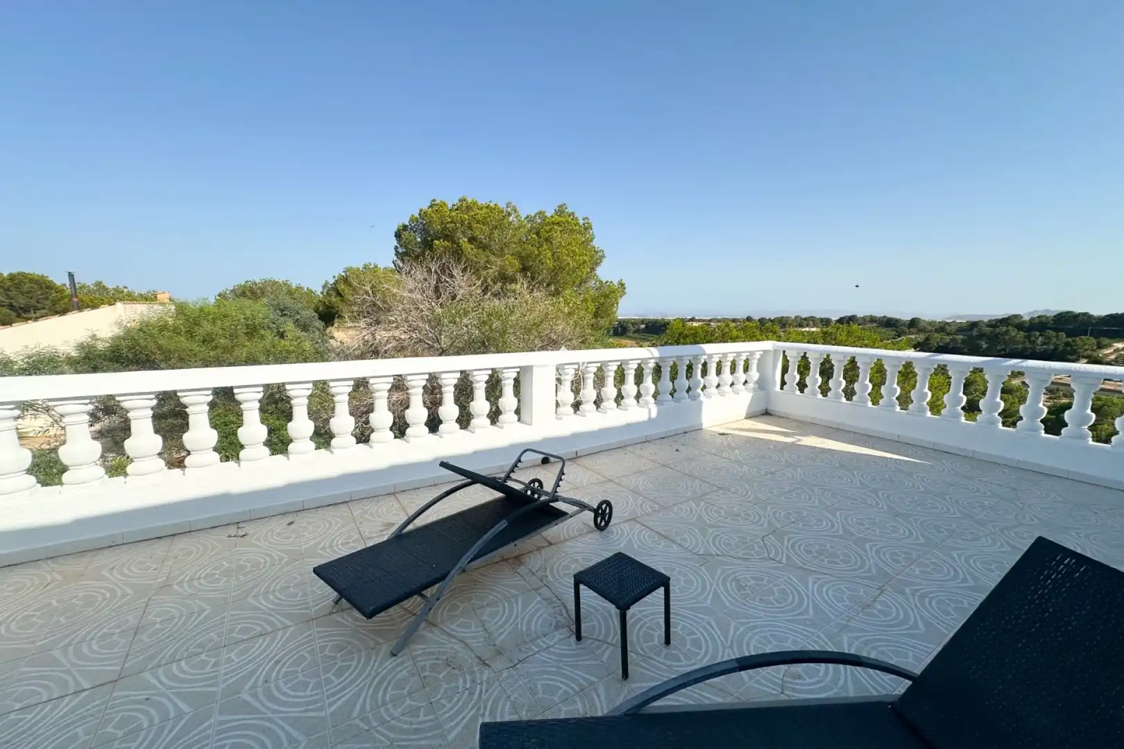 Terrasse von Country house zur Miete in Pilar de la Horadada mit Privatgarten, Terrasse und Abstellraum
