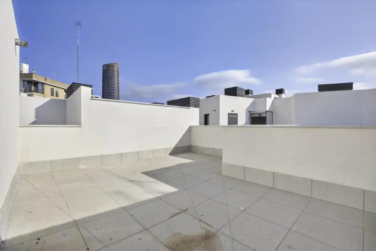 Terrace of Flat for sale in Sevilla  with Heating, Private garden and Terrace