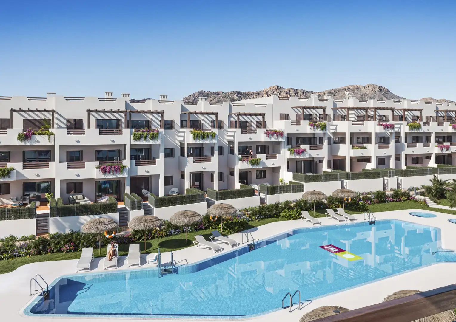 Mini appartamento di nuova costruzione con terrazza in vendita a San Juan de los Terreros, imagen 4