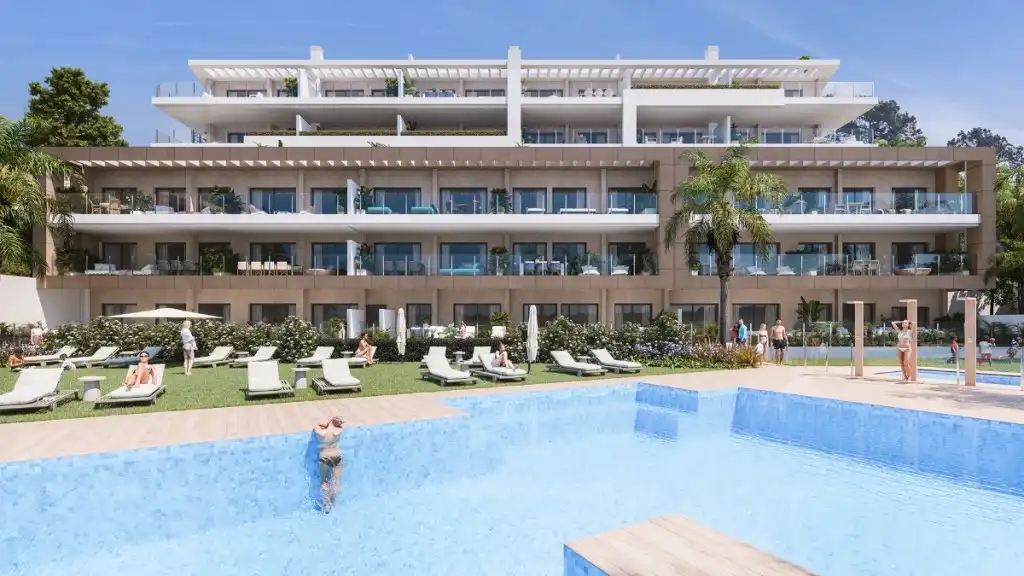 Appartement compact avec piscine à vendre à Estepona Pueblo