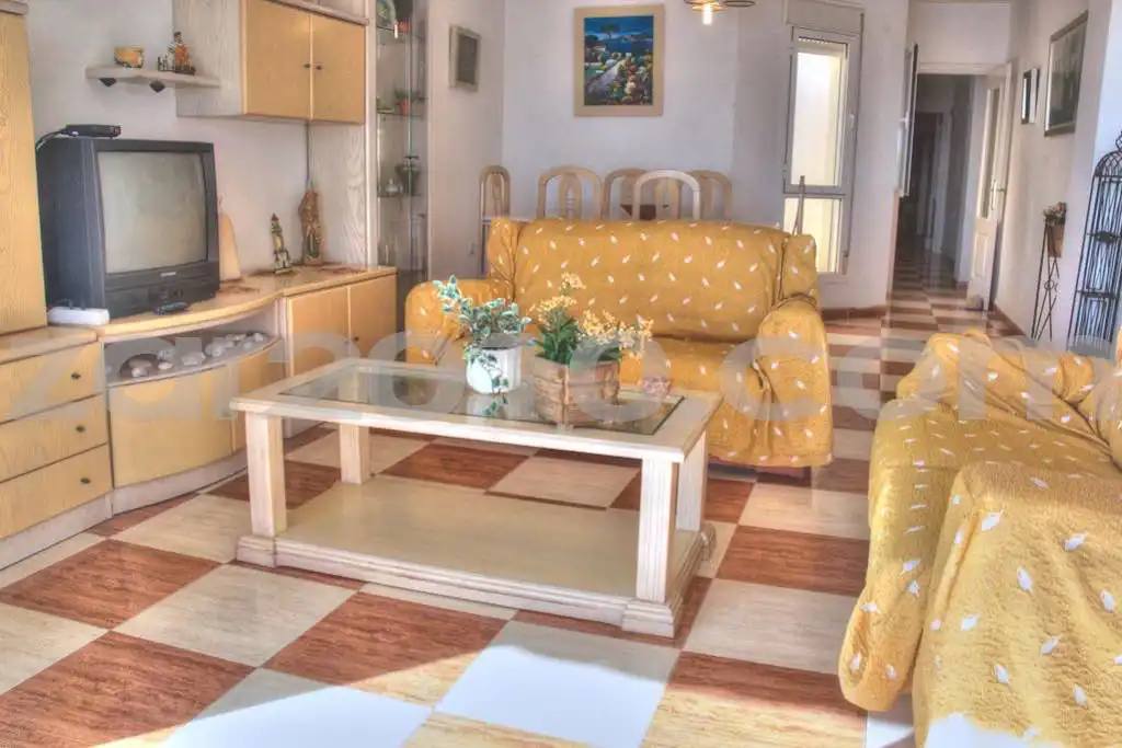 Sala de estar de Piso en venta en Garrucha con Terraza, Amueblado y Horno