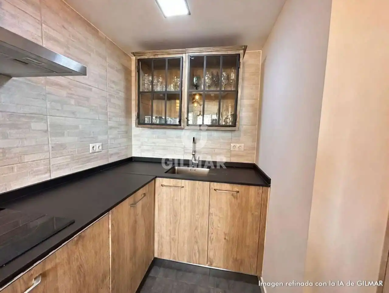 Kitchen of Flat for rent in Madrid  with Heating and Balcony