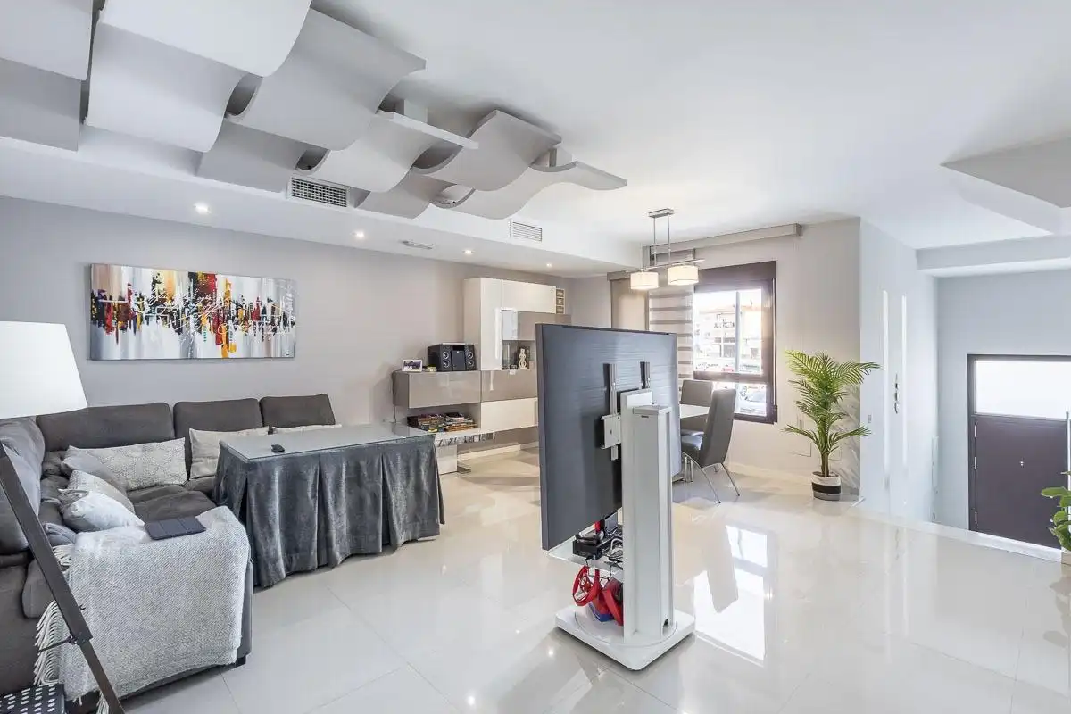 Living room of Houses for sale in Maracena  with Air Conditioner, Heating and Terrace
