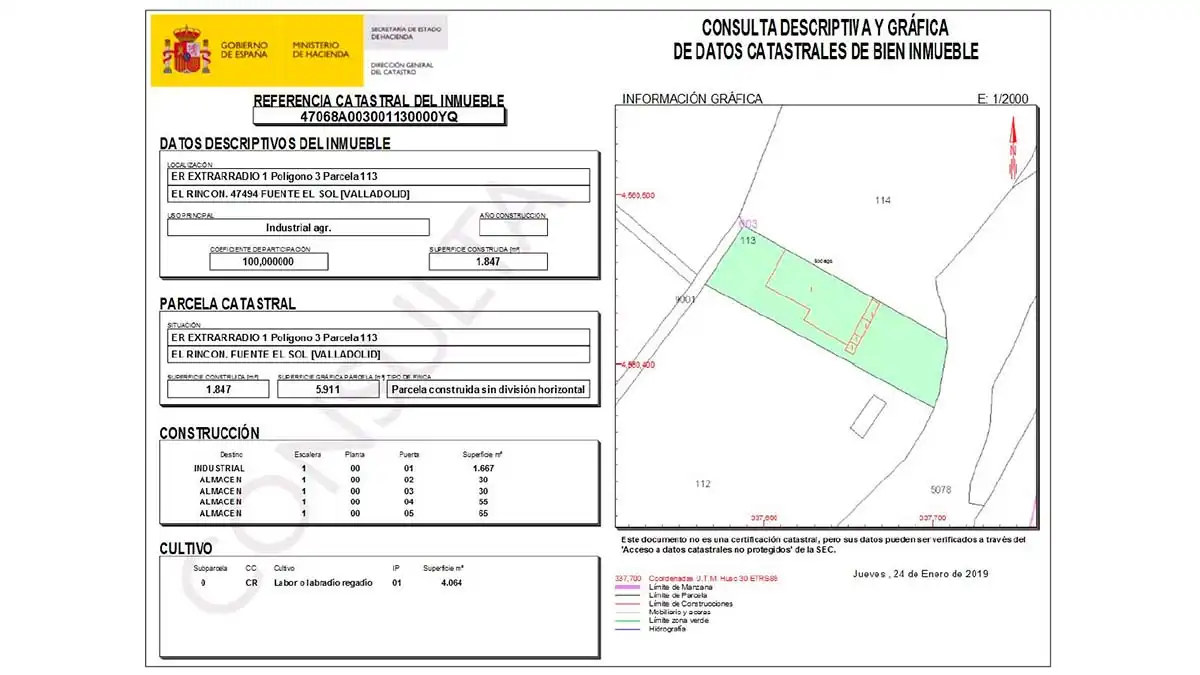 Industrial buildings for sale in LA FRAGUA S/N, POLIG. 3, PARC. 113, -1, Fuente el Sol