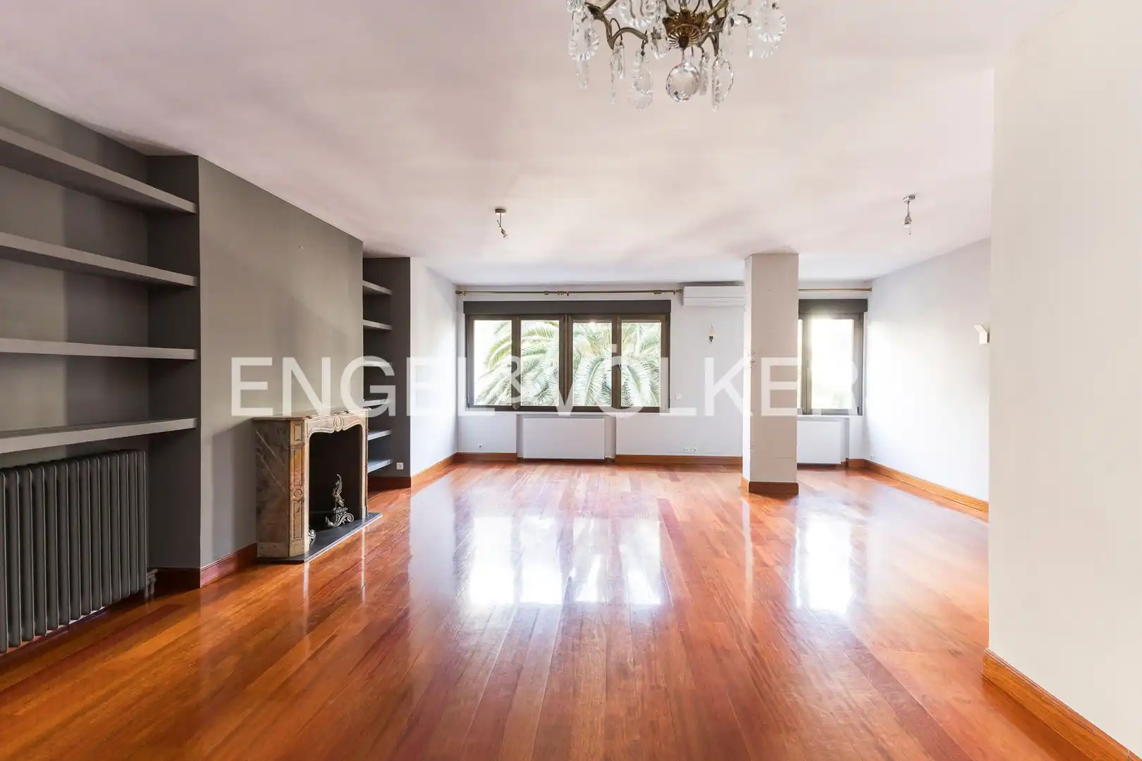 Wohnzimmer von Wohnung zur Miete in Barrio de Salamanca