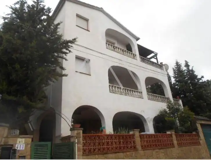 Vista exterior de Casa o xalet en venda en El Pont de Vilomara i Rocafort amb Calefacció, Jardí privat i Piscina