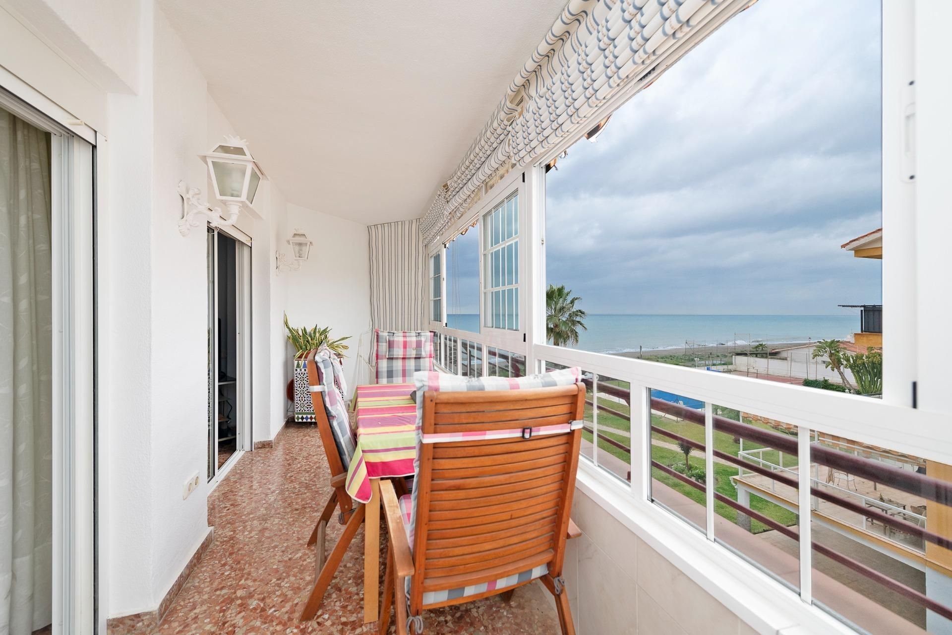 Terrace of Flat for sale in Rincón de la Victoria  with Air Conditioner, Heating and Private garden