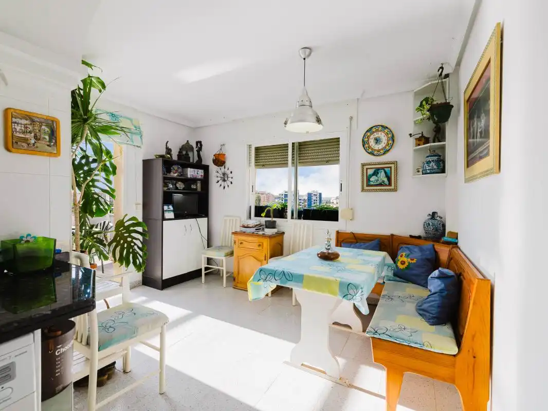 Sala de estar de Ático en venta en Málaga con Aire acondicionado, Calefacción y Jardín privado