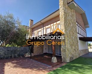 Exterior view of Single-family semi-detached for sale in Cirueña  with Heating, Private garden and Terrace