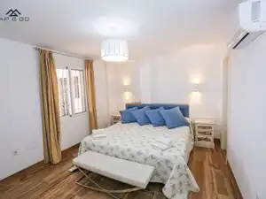 Dormitori de Finca rústica de lloguer en Almuñécar amb Aire condicionat, Jardí privat i Terrassa