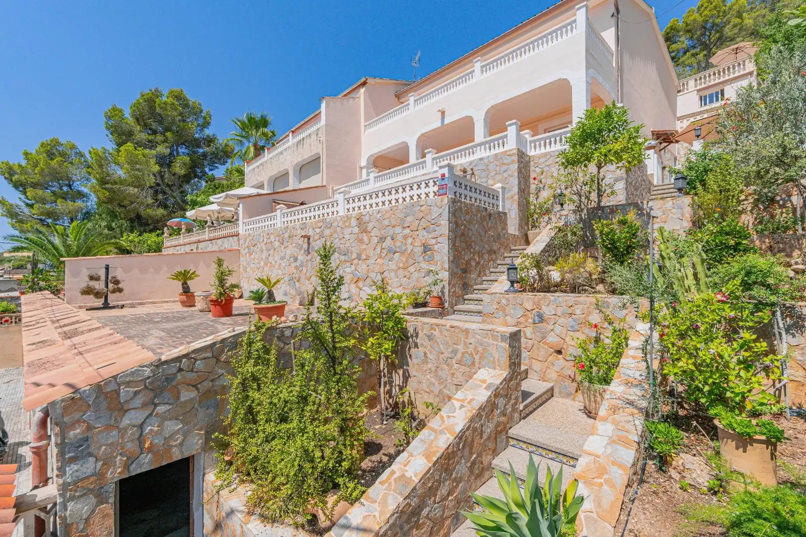 Exterior view of Detached homes for sale in Andratx  with Air Conditioner, Heating and Private garden