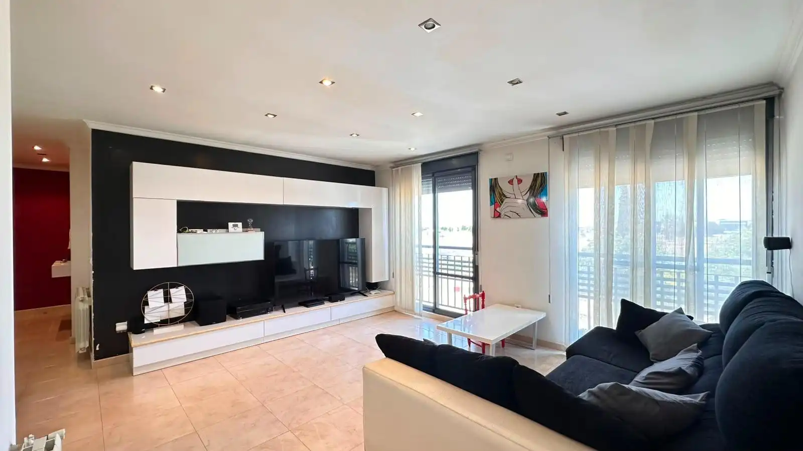 Sala de estar de Piso en venta en Carlet con Aire acondicionado