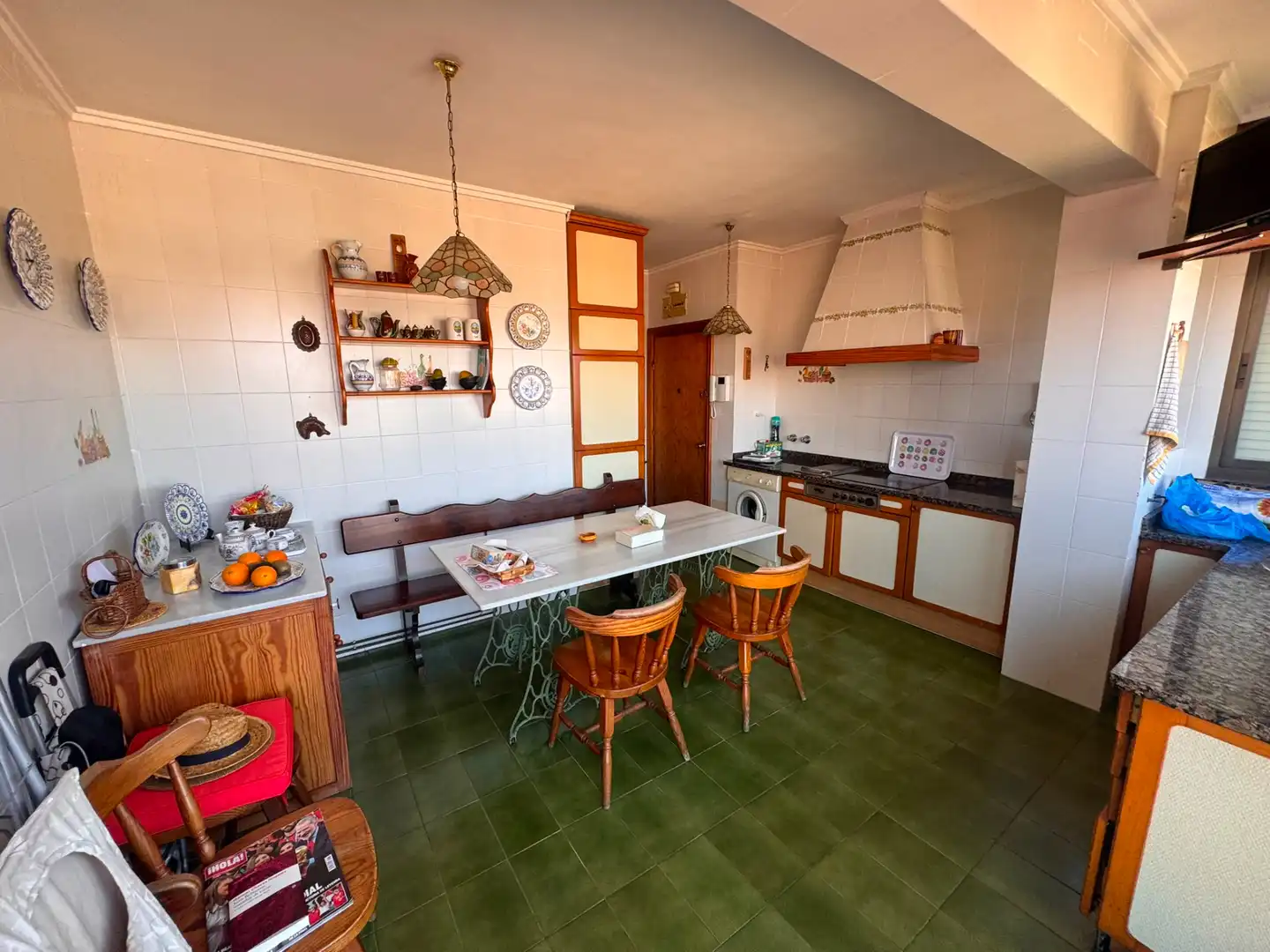 Küche von Wohnung zum Verkauf in Santander mit Heizung, Terrasse und Abstellraum