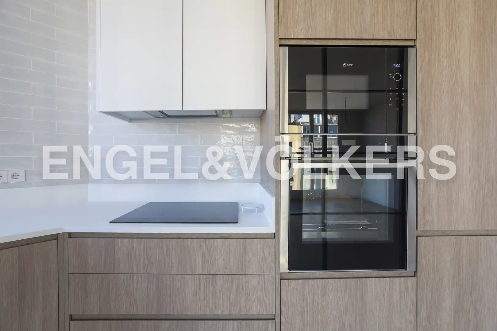 Kitchen of Attic for rent in Madrid  with Heating and Swimming Pool