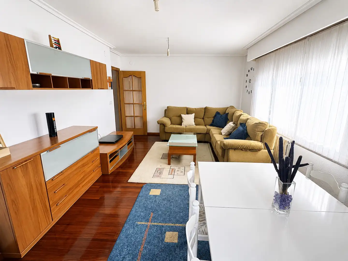 Sala de estar de Piso de alquiler en Ourense Capital  con Calefacción, Parquet y Trastero