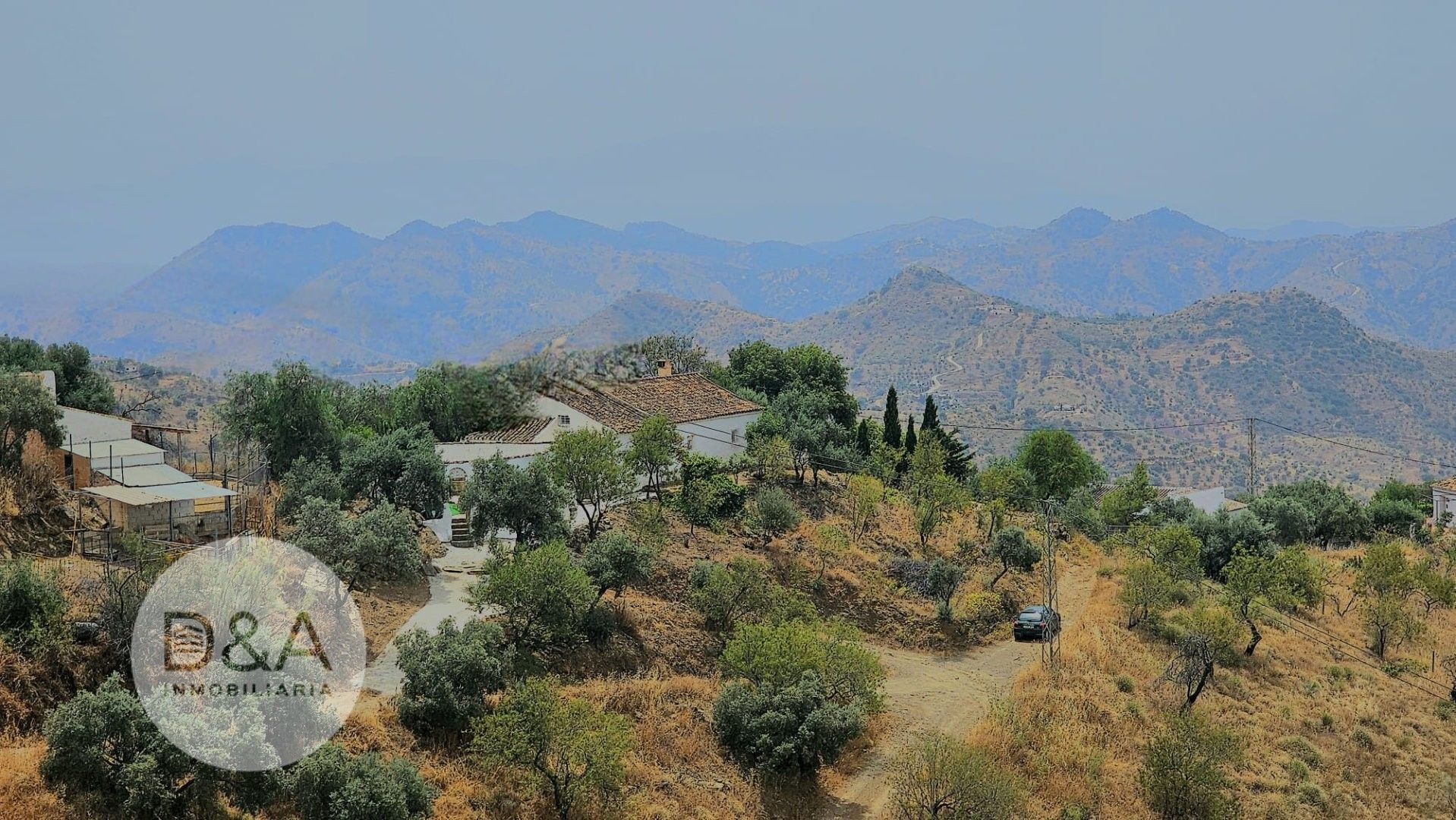 Exterior view of House or chalet for sale in Almogía  with Air Conditioner and Terrace