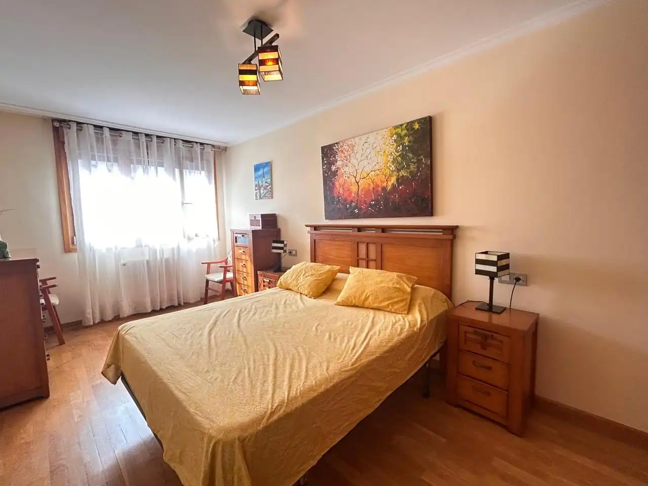 Bedroom of Flat for rent in Gijón   with Heating, Storage room and Furnished