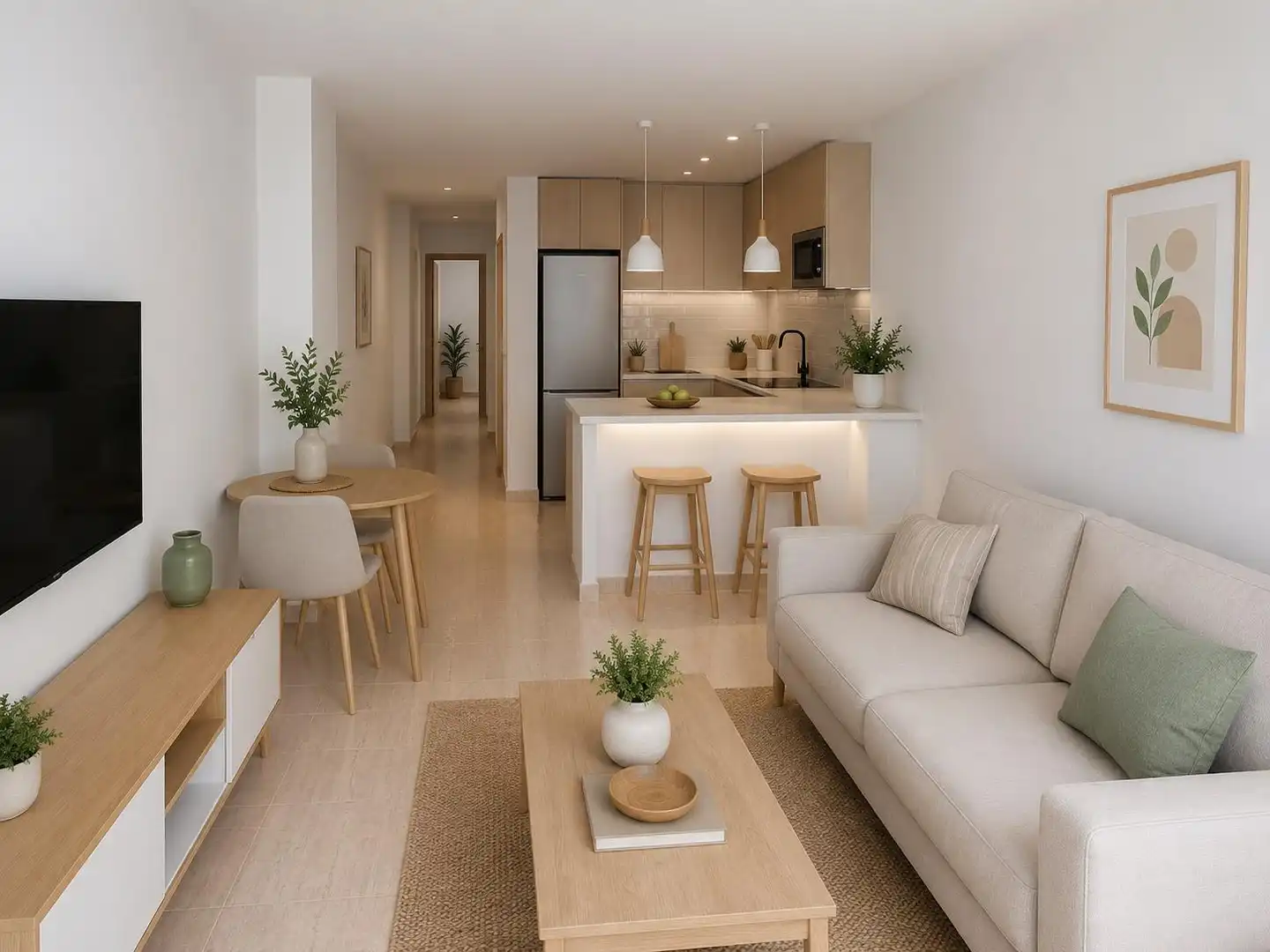 Sala de estar de Piso en venta en Almoradí con Terraza y Trastero