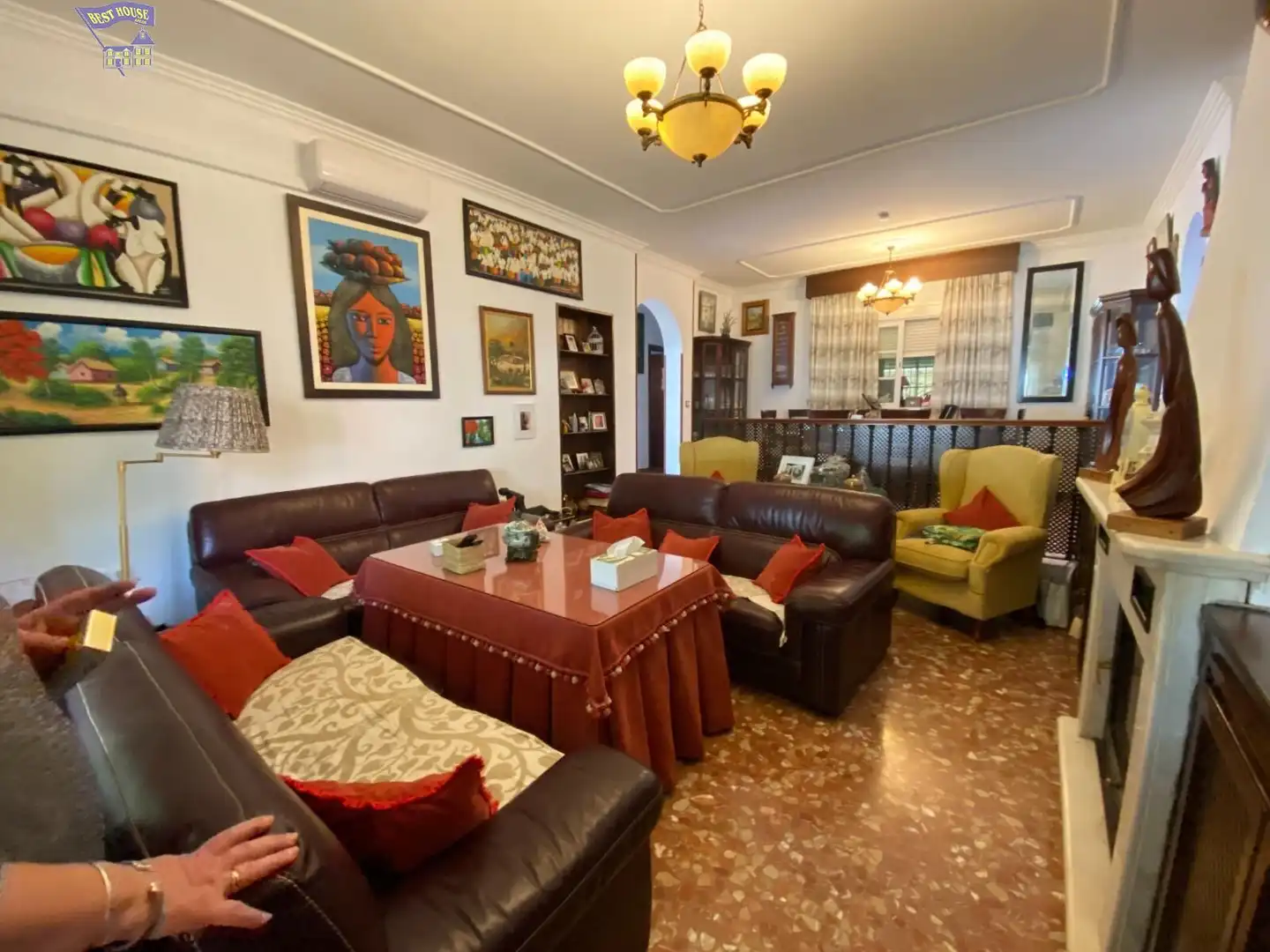 Sala d'estar de Casa o xalet en venda en Arcos de la Frontera