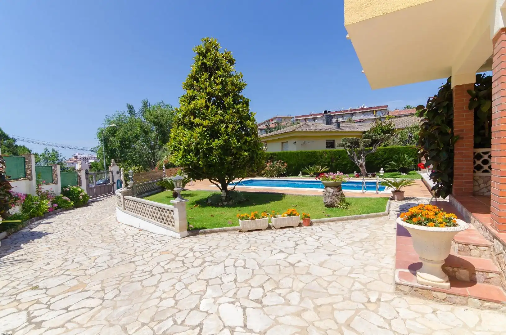 Jardín de Casa o chalet en venta en Lloret de Mar con Calefacción, Jardín privado y Piscina