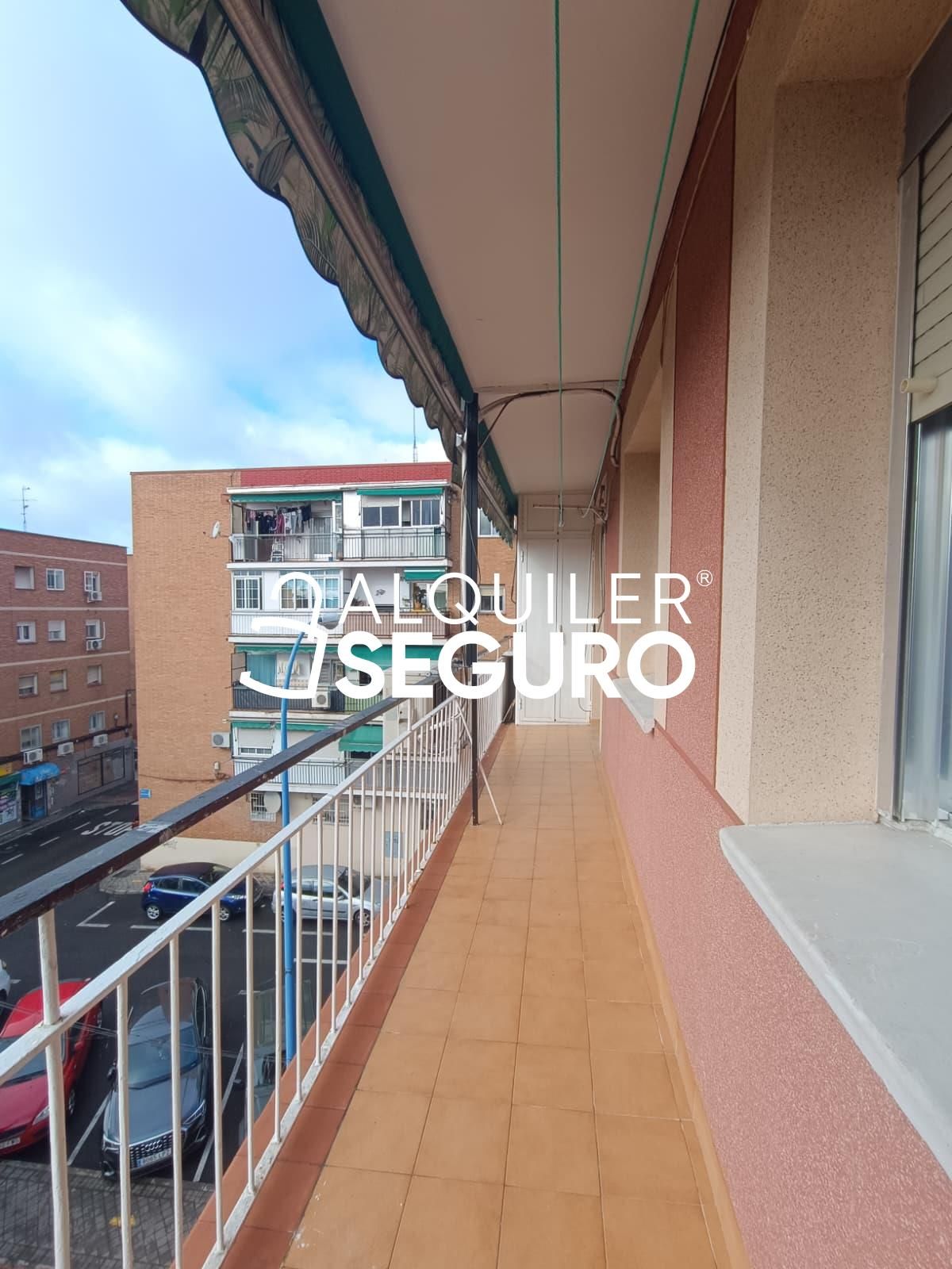 Balcony of Flat to rent in Leganés  with Air Conditioner, Heating and Terrace