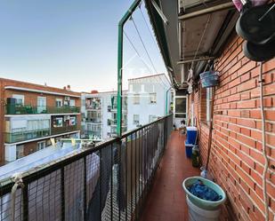 Balcony of Flat for sale in  Madrid Capital  with Air Conditioner, Heating and Terrace