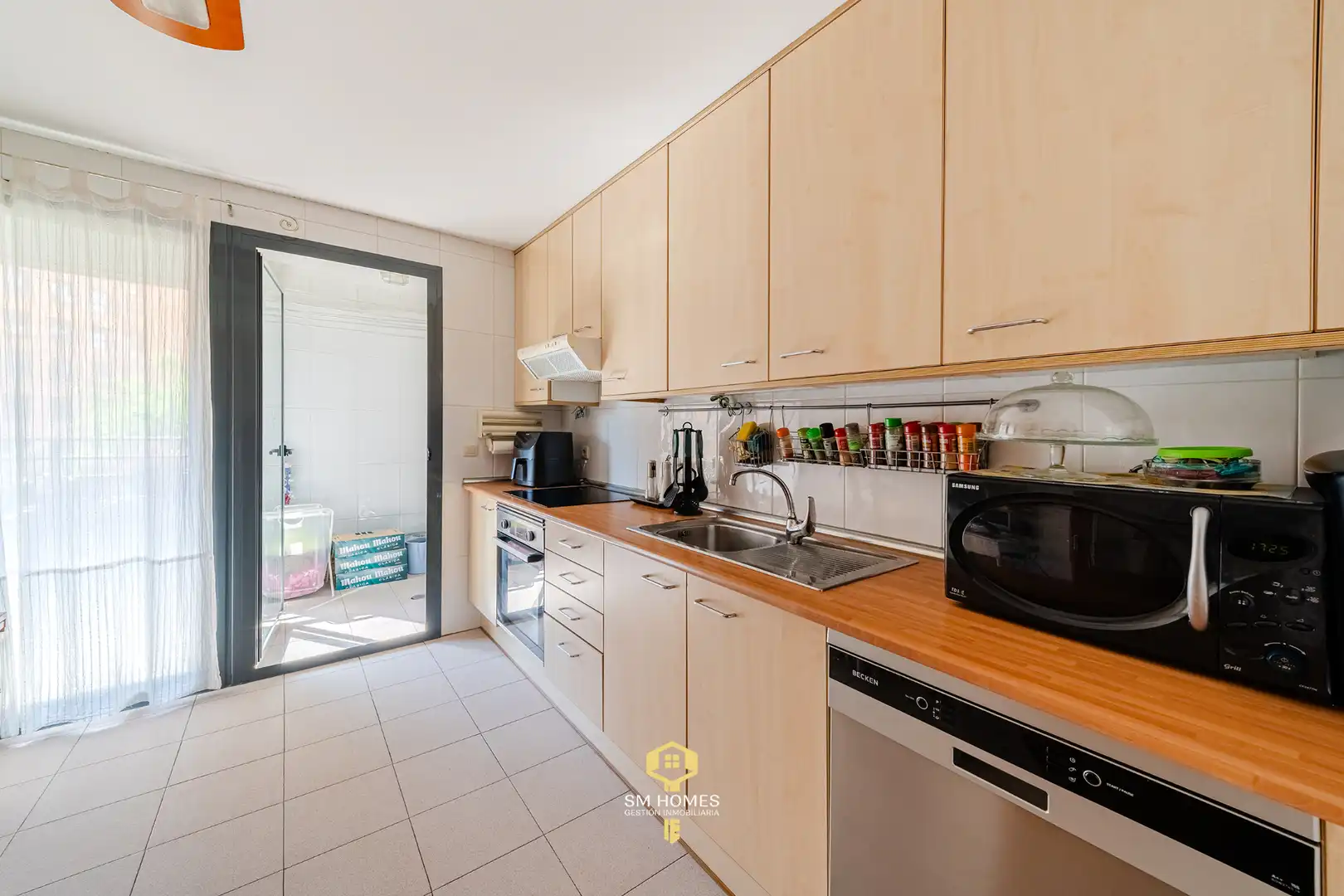 Küche von Wohnung zum Verkauf in Coslada mit Klimaanlage, Heizung und Terrasse