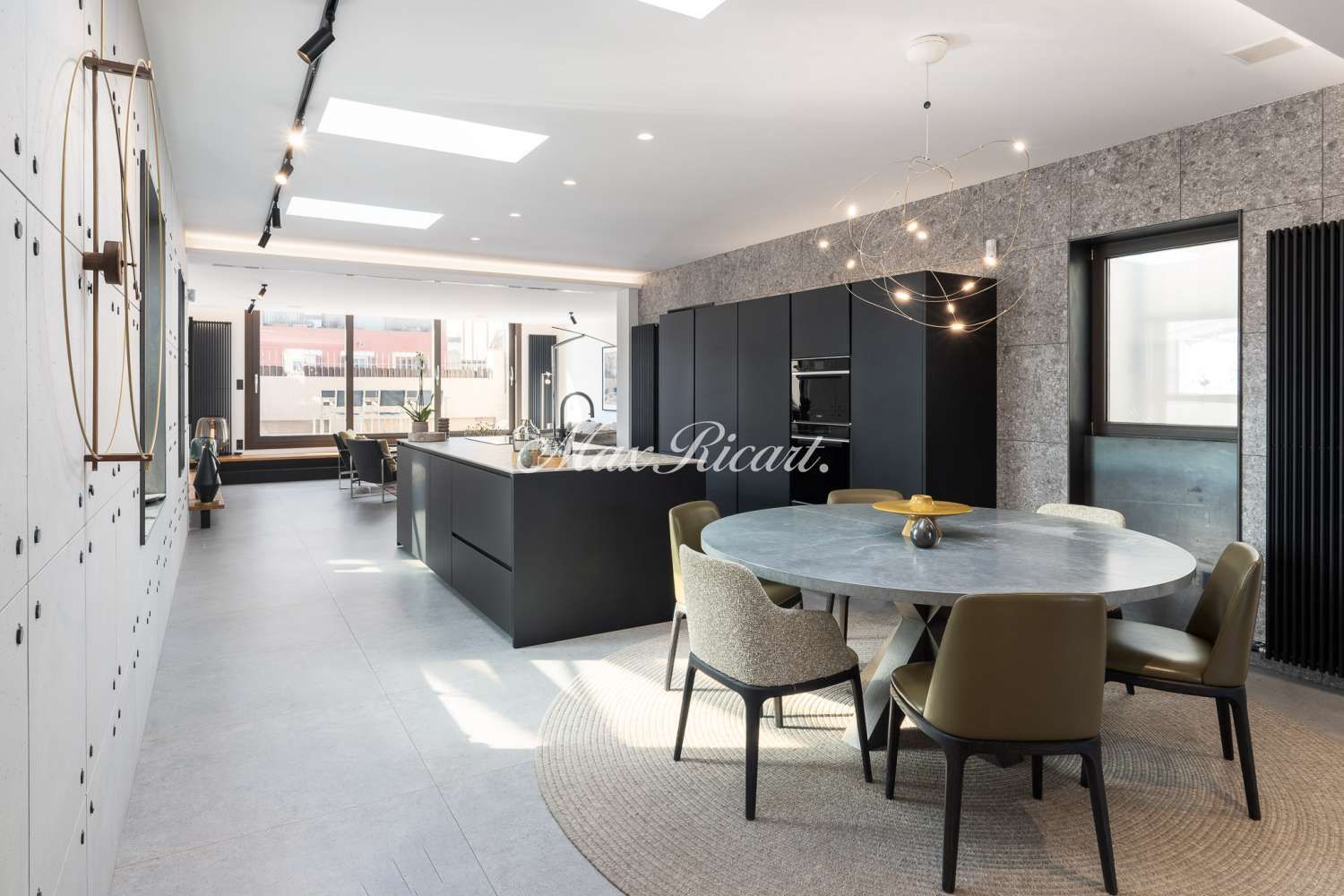 Kitchen of Attic for rent in  Barcelona Capital  with Air Conditioner, Heating and Terrace